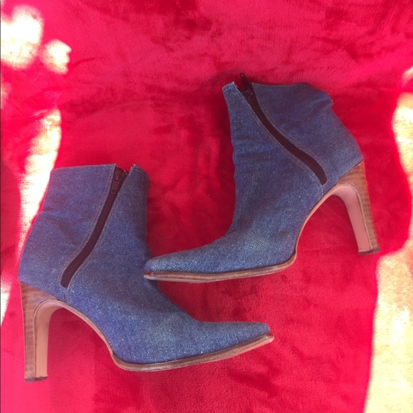 Denim high heels boots - Picture 2 of 2